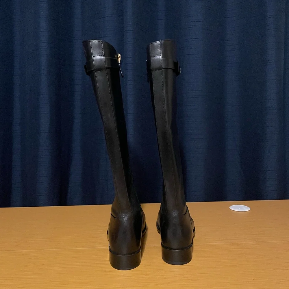 Tory Burch Everly Strap Riding Boots